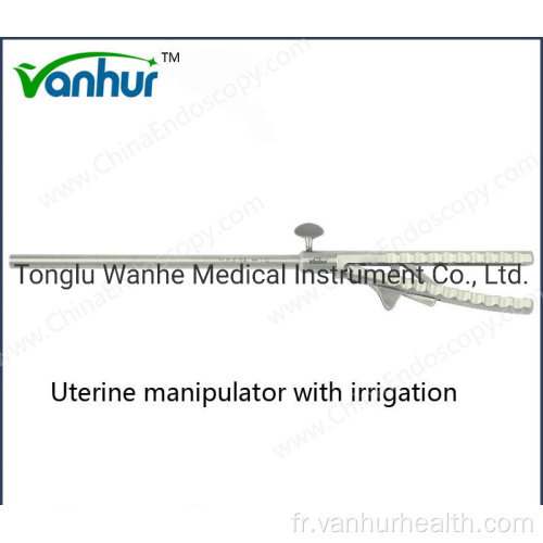 Instruments chirurgicaux manipulateur utérin avec irrigation